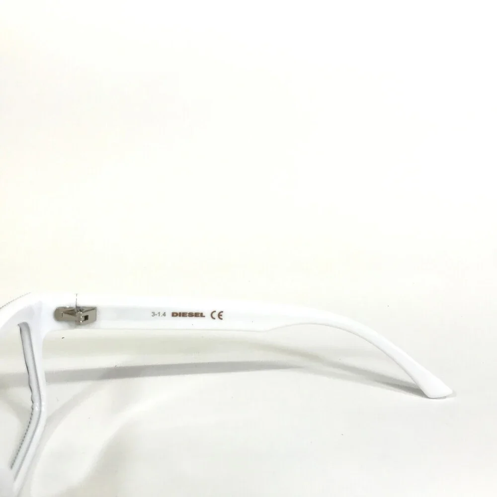 Diesel Eyeglasses Frames DL5034 Col.005 Grey White Ribbed Square 52-18-135